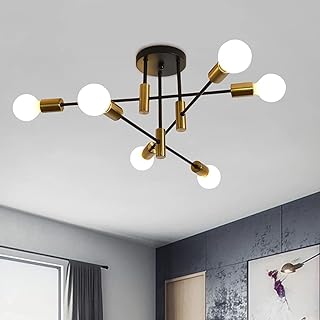 Huaqiangwang lustre spoutnik à 6 lumières plafonnier semi plat moderne suspension industrielle pour cuisine. Simplifiez vos achats et épargnez chez DIAYTAR SENEGAL, votre boutique en ligne ultime pour des trouvailles discount. Parcourez notre catalogue de produits, allant des articles de cuisine astucieux aux appareils électroniques de dernière génération. Restez branché avec notre sélection d'appareils informatiques à prix réduits et accordez-vous une excellente garde-robe avec des vêtements à la mode à prix imbattables. Avec des options de livraison rapides et une satisfaction garantie, nous vous aidons à réaliser des économies en un seul clic !