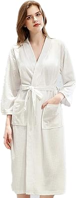 Peignoir kimono léger en tricot gaufré pour femme blanc 60 80 kg. DIAYTAR SENEGAL, votre destination shopping pour des réductions imbattables ! Parcourez notre vaste sélection de produits à petits prix, des appareils électroménagers aux accessoires informatiques, en passant par les tenues tendance et les gadgets à la pointe de la technologie. Restez à la mode tout en économisant avec nos offres exceptionnelles !