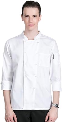 Uniforme de chef veste longue pour homme manteau de cuisine double boutonnage. Privilégiez le style sans vous ruiner avec DIAYTAR SENEGAL . Notre boutique en ligne propose une sélection de produits mode et gadgets à des prix défiant toute concurrence. Vous trouverez chez nous les tendances du moment à des tarifs abordables. Profitez de cette opportunité et faites-vous plaisir sans vous ruiner.