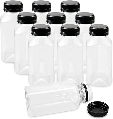 Voidrop 10pcs bouteilles de jus en plastique de 250 ml 8 oz avec bouchons. DIAYTAR SENEGAL, la boutique en ligne polyvalente qui répond à tous vos besoins d'articles ménagers à bas prix. Des ustensiles de cuisine pratiques aux produits d'entretien essentiels, nous avons tout ce dont vous avez besoin pour faciliter votre quotidien sans dépenser une fortune. Ne manquez pas nos bonnes affaires !