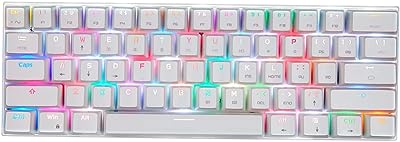 Clavier de jeu mécanique motospeed ck62 61 touches rvb double mode. Découvrez DIAYTAR SENEGAL, votre boutique en ligne où vous pouvez économiser gros sur une large gamme de produits. Trouvez tout ce dont vous avez besoin pour votre maison, de l'électroménager à l'informatique, et restez à la mode avec nos vêtements et gadgets discount. N'attendez plus et profitez dès maintenant de nos offres à prix cassés!