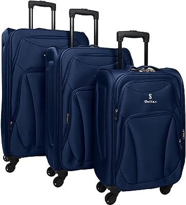 Ensemble de bagages souples journey bagage léger extensible à 4. Faites des bonnes affaires en un clic avec DIAYTAR SENEGAL  ! Notre boutique en ligne généraliste vous propose une large gamme de produits discount, de l'électroménager à l'informatique en passant par la mode et les gadgets. N'attendez plus pour économiser et équiper votre maison à prix réduits, sans compromis sur la qualité !