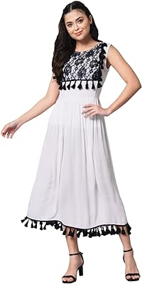 Robe midi femme avec dentelle. Vous voulez profiter de produits de qualité à des prix discount ? Ne cherchez plus, DIAYTAR SENEGAL  est là pour vous satisfaire. Découvrez notre large gamme, de l'électroménager à la mode, et trouvez les meilleures affaires du moment. Ne laissez pas passer cette occasion, achetez malin et faites des économies significatives.