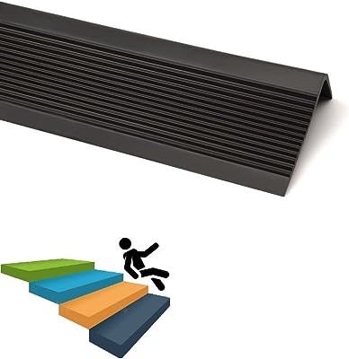 4 pièces 50 cm protections de bord d'escalier bandes marche bande protection  en caoutchouc - DIAYTAR SÉNÉGAL