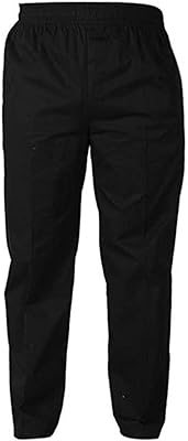 Levoberg pantalon de chef pour hommes taille élastique robe de cuisine ample pour hôtel et restaurant. DIAYTAR SENEGAL  - Votre destination discount pour tous vos besoins. Parcourez notre collection de produits de haute qualité, allant de la maison à l'électroménager, de l'informatique à la mode, et trouvez les meilleures offres en ligne. Profitez de nos prix imbattables et faites des économies dès maintenant!