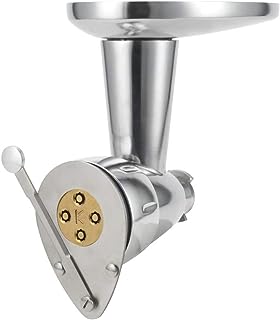 Kenwood fresca noodle press attachment robot culinaire corps en acier inoxydable avec remplissage de pâtes. Rencontrez les bonnes affaires chez DIAYTAR SENEGAL  – votre destination en ligne pour des produits discount pour tous les aspects de votre vie. Découvrez notre sélection variée d'articles pour la maison, allant des appareils électroménagers indispensables aux éléments décoratifs élégants. Restez connecté avec notre gamme d'appareils informatiques à prix imbattables, et ravivez votre style avec des vêtements et accessoires tendance à petit prix. Faites des économies tout en obtenant la qualité que vous méritez !