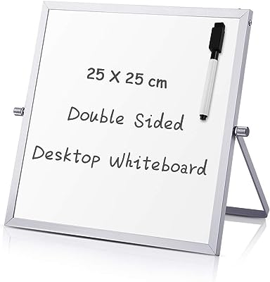Mini tableau blanc effaçable à sec portable 25 x cm de bureau - DIAYTAR  SÉNÉGAL