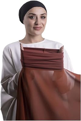 Hijab avec chignon châle avec emmaillotage attaché chignon en coton et mousseline. DIAYTAR SENEGAL  - La solution idéale pour les chasseurs de bonnes affaires en ligne. Trouvez des produits discount de haute qualité dans toutes les catégories, y compris la mode, l'électronique, l'ameublement et bien plus encore. Économisez sans compromis sur la qualité !