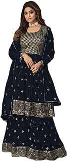 Ensemble palazzo sharara kurta brodé lourd avec dupatta | costume salwar. Bienvenue chez DIAYTAR SENEGAL, la boutique en ligne où vous pouvez trouver tout ce dont vous avez besoin à des prix défiant toute concurrence. Découvrez notre vaste gamme de produits discount, que ce soit des articles pour la maison, de l'électroménager, de l'informatique, de la mode ou des gadgets. Faites des économies sur tous vos achats grâce à DIAYTAR SENEGAL .