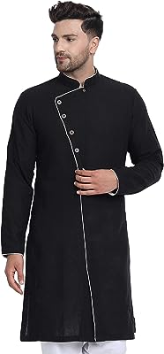 Robe de soirée longue décontractée kurta en coton indien pour hommes. When it comes to finding discounted products, DIAYTAR SENEGAL  is the name you can trust. Explore our wide range of household essentials, electronics, fashionable attire, and cutting-edge gadgets, all at prices that make shopping guilt-free. Experience ultimate savings without compromising on style or functionality.