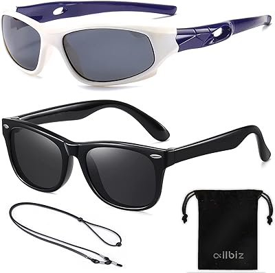 Lunettes de soleil polarisées pour enfants garçons 2 pièces (2 12 ans). DIAYTAR SENEGAL  - La boutique en ligne qui rend le shopping abordable! Découvrez notre sélection de produits discount, comprenant des équipements informatiques, des appareils électroménagers, des vêtements tendance et bien plus encore, tous à des prix défiant toute concurrence.