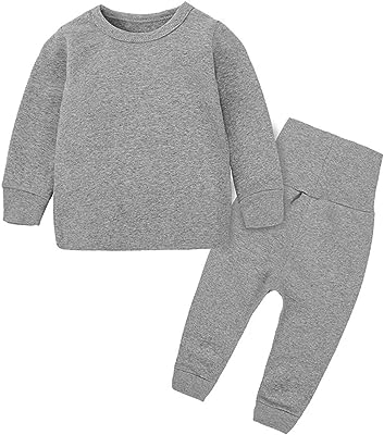 Hzybaby ensemble de sous vêtements thermiques pour bébés garçons et filles couche de base en coton. Trouvez les meilleurs bons plans chez DIAYTAR SENEGAL, le go-to store en ligne pour tous vos besoins discount. Explorez notre large gamme de produits, des vêtements à la mode aux gadgets high-tech, et profitez de prix imbattables sans sacrifier la qualité !