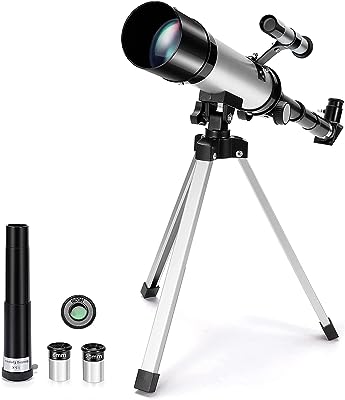 Télescope astronomique pour Adultes réfracteur HD 70 mm 16X-200X télescope  as