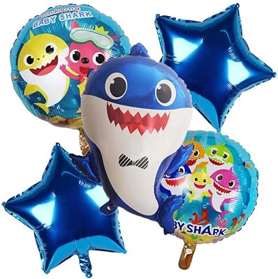 Décorations d'anniversaire bébé requin avec ballons ensemble de 5 en aluminium. Découvrez DIAYTAR SENEGAL, votre destination incontournable pour des achats discount en ligne. Notre magasin généraliste propose une vaste gamme de produits, allant des articles ménagers pratiques aux appareils électroménagers de pointe, en passant par les gadgets multimédias les plus récents et les vêtements tendance. Faites des économies substantielles tout en vous offrant des produits de la plus haute qualité !