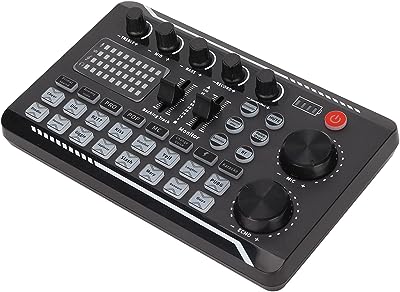 Interface audio avec table de mixage dj et carte son son live. DIAYTAR SENEGAL, votre destination en ligne pour tous les produits discount dont vous avez besoin. Explorez notre large gamme de produits, allant des gadgets de dernière génération aux vêtements à la mode, en passant par les équipements informatiques et bien plus encore, le tout à des prix imbattables.