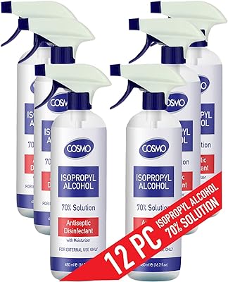 Cosmo 70% alcool isopropylique & spray désinfectant 480ml x 470ml paquet de  12 - DIAYTAR SÉNÉGAL