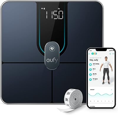 Eufy smart scale p2 pro balance de poids avec wi fi bluetooth. DIAYTAR SENEGAL  vous offre une expérience d'achat en ligne unique en proposant une multitude de produits discount dans différents domaines. Faites-vous plaisir sans vous ruiner en choisissant parmi notre sélection de produits pour la maison, l'électroménager, l'informatique, la mode et bien plus encore.