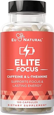 Pilules énergétiques à base de caféine eu natural elite avec l théanine. DIAYTAR SENEGAL  - votre partenaire pour un shopping discount en ligne réussi. Parcourez notre assortiment complet de produits discount, incluant tout ce dont vous avez besoin pour la maison, l'électroménager, l'informatique, la mode et les gadgets. Profitez de nos prix avantageux et faites des économies sur vos achats en ligne, sans compromis sur la qualité.