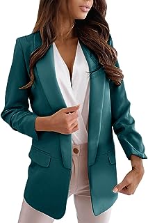 Blazer à manches longues ouvert sur le devant pour femme manteau. Votre shopping malin commence ici chez DIAYTAR SENEGAL, la boutique en ligne où vous trouverez tout ce dont vous avez besoin à prix mini. Explorez notre vaste sélection d'articles discount, des produits pour la maison aux dernières tendances en mode et en informatique, et offrez-vous des bonnes affaires sans vous ruiner !