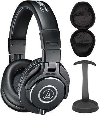 Casque professionnel audio technica ath m40x avec support en aluminium knox gear et étui. DIAYTAR SENEGAL  - optimisez votre budget sans sacrifier la qualité ! Découvrez notre sélection discount allant des articles de mode aux équipements électroménagers, pour des économies garanties.