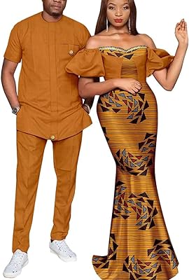 Tenue de couple africain pour femmes tenue de soirée imprimée robe de mariée. Faites des découvertes et des économies chez DIAYTAR SENEGAL . Notre boutique en ligne propose une gamme étendue de produits discount, couvrant la maison, l'électroménager, l'informatique, la mode et bien plus encore. Obtenez des produits de qualité à des prix imbattables en quelques clics seulement.