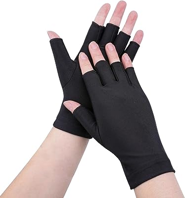 Gants de protection solaire sans doigts pour femmes d'été gants  antidérapants - DIAYTAR SÉNÉGAL