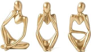 Figurine d'art abstrait fjs gold decor lot de 3 or. Maximisez votre budget chez DIAYTAR SENEGAL, votre destination en ligne pour des affaires imbattables. Nous vous offrons une gamme complète de produits discount, allant des articles de la maison à l'électroménager, de l'informatique à la mode. Faites des économies sans compromettre la qualité avec DIAYTAR SENEGAL !
