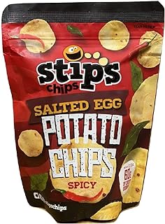 Stip's chips de pommes de terre aux œufs salés épicés 60g. DIAYTAR SENEGAL  vous propose une expérience de shopping en ligne à petit budget sans compromettre la qualité. Découvrez notre sélection diversifiée de produits discount, allant de l'informatique aux gadgets branchés, en passant par les articles pour la maison et bien plus encore. Faites des économies intelligentes et restez dans la tendance avec DIAYTAR SENEGAL .