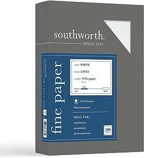 Papier de travail southworth 25 % coton 85" x 11" 24. Avec DIAYTAR SENEGAL, obtenez le meilleur rapport qualité-prix sur tous vos achats en ligne. Parcourez notre catalogue diversifié et faites des économies sur des produits essentiels pour la maison, les équipements informatiques et même les dernières tendances en matière de mode.