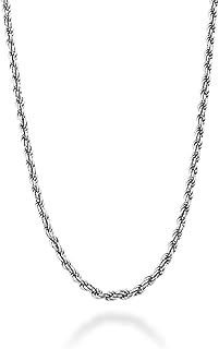 Miabella italy collier avec pendentif en corde tressée en argent sterling massif plaqué rhodium de 15. Mettez fin à la chasse aux bons plans en ligne grâce à DIAYTAR SENEGAL . Profitez de notre large éventail de produits discount dans les domaines de la maison, de l'électroménager et bien plus encore. Avec des remises incroyables et des offres spéciales régulières, faites de bonnes affaires sans compromis sur la satisfaction.