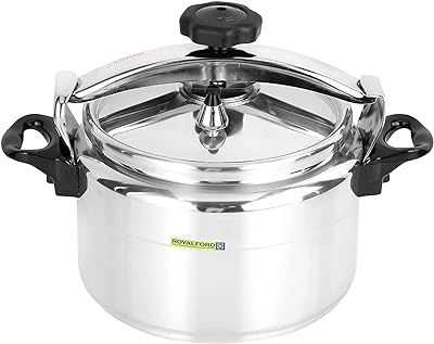 Autocuiseur royalford en aluminium de 15 litres argent. Explorez DIAYTAR SENEGAL  et découvrez une variété impressionnante de produits discount pour la maison, l'électroménager, l'informatique et la mode. Avec des offres irrésistibles et une livraison rapide, faites des économies tout en obtenant des produits de qualité.