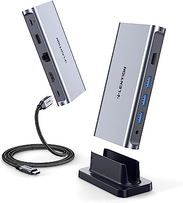 Station d'accueil usb c lenchen avec pd 100 w hdmi 4k. Devenez le roi des gadgets sans vous ruiner sur DIAYTAR SENEGAL . Avec notre collection de produits originaux et abordables, vous aurez toujours le cadeau parfait à portée de main. Parcourez notre boutique en ligne pour découvrir des gadgets étonnants qui feront plaisir à coup sûr.