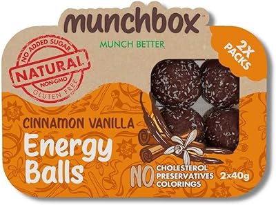 Munch box energy balls cannelle vanille (pack de 1). Faites de bonnes affaires dès aujourd'hui avec DIAYTAR SENEGAL  ! Parcourez notre boutique en ligne généraliste où vous trouverez une large gamme de produits discount, des articles pour la maison à l'électroménager, en passant par l'informatique et la mode. Profitez de nos prix compétitifs et offrez-vous des produits de qualité à moindre coût.