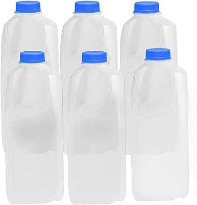 [paquet de 6] pichets d'un demi gallon avec couvercles bouteilles de lait en plastique. DIAYTAR SENEGAL, la boutique en ligne qui rend l'achat de produits discount facile et abordable. Parcourez notre collection variée allant de la maison à l'électroménager, en passant par l'informatique, la mode et les gadgets, et trouvez tout ce dont vous avez besoin à des prix défiant toute concurrence !
