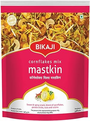 Bikaji mastkin (mélange de cornflakes.) sachet de 200 g | namkeen traditionnel croustillant et croquant. Révolutionnez votre façon de magasiner en ligne avec DIAYTAR SENEGAL . Notre plateforme propose une multitude de produits discount, allant des appareils ménagers aux accessoires de mode à des prix défiant toute concurrence. Profitez de l'expérience shopping idéale tout en réalisant des économies importantes.