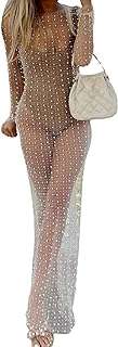 Robe en maille transparente avec strass et paillettes pour femmes manches longues maillot de bain. Faites des économies avec DIAYTAR SENEGAL, votre boutique en ligne discount préférée. Parcourez notre sélection complète d'articles allant des équipements électroménagers aux produits informatiques en passant par la mode et les gadgets. Profitez de nos promotions régulières et découvrez des prix incroyables sans jamais sacrifier la qualité.