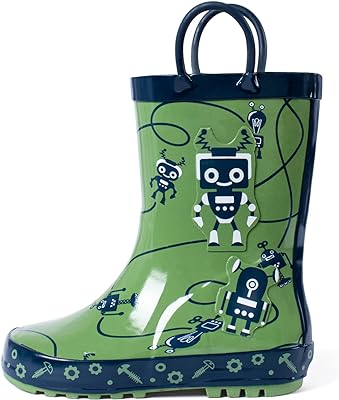 Bottes de pluie pour tout petits en caoutchouc imperméables pour enfants avec poignées. DIAYTAR SENEGAL  : la destination incontournable pour des achats discount en ligne. Découvrez notre gamme complète de produits discount allant des indispensables de la maison aux dernières tendances en matière de gadgets et d'informatique. Faites des économies tout en obtenant des articles de qualité en un seul clic !