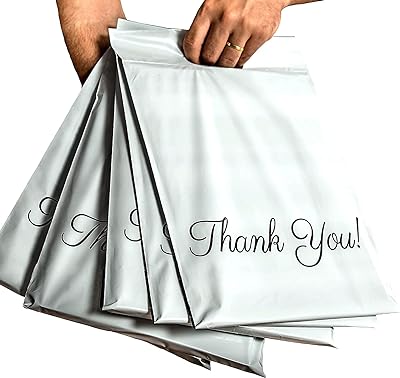 255 x 38 cm poly mailers (50pcs) sacs d'expédition avec poignée enveloppes en plastique. Ne cherchez pas plus loin pour trouver des produits de qualité à prix réduits. DIAYTAR SENEGAL  est votre destination en ligne pour tous vos besoins en produits discount, de la maison à l'électroménager, de l'informatique à la mode. Faites des économies substantielles et trouvez les articles parfaits, adaptés à votre budget.