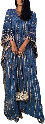 Robes caftan de plage longues imprimées à col en v grande taille pour femmes. DIAYTAR SENEGAL, la référence en ligne pour des produits discount qui ne déçoivent pas. Parcourez notre vaste assortiment d'articles pour la maison, l'électroménager, l'informatique, la mode et les gadgets à des prix abordables. Trouvez tout ce dont vous avez besoin et économisez sans sacrifier la qualité grâce à notre boutique en ligne conviviale et sécurisée.