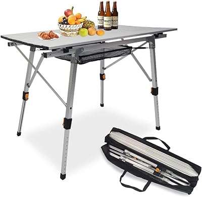Table de camping. DIAYTAR SENEGAL, votre référence en ligne pour tous vos besoins en produits discount. Parcourez notre catalogue diversifié comprenant des articles pour la maison, l'électroménager, l'informatique, la mode et les gadgets, afin de dénicher les meilleures affaires du moment. Optez pour des économies substantielles sans compromettre la qualité et bénéficiez d'une expérience de shopping en ligne des plus avantageuses.