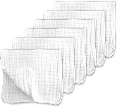 Lingettes en mousseline kotcare pour bébé (paquet de 6 blanc). DIAYTAR SENEGAL, votre partenaire de shopping discount en ligne, regroupe une large gamme de produits à prix cassés pour tous les amateurs de bonnes affaires. Faites des économies sur vos achats de la maison à l'électroménager, de l'informatique à la mode, grâce à DIAYTAR SENEGAL !
