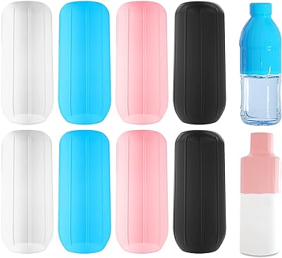 8 bouchons de bouteille de voyage flexibles en silicone anti fuite pour conteneur. DIAYTAR SENEGAL  - optimisez votre budget sans sacrifier la qualité ! Découvrez notre sélection discount allant des articles de mode aux équipements électroménagers, pour des économies garanties.