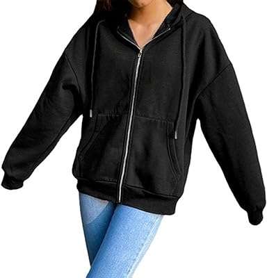 Femmes grande taille style vintage fermeture éclair à capuche adolescents veste. DIAYTAR SENEGAL  est votre guichet unique pour des produits discount de premier ordre. Parcourez notre catalogue en ligne et découvrez notre sélection soigneusement choisie d'articles pour la maison, l'électroménager, l'informatique et la mode, tous disponibles à des prix abordables. Vous ne trouverez pas de meilleurs deals ailleurs !