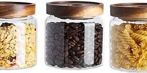 Pot de conservation en verre hermétique avec couvercle bois d'acacia. Ne payez pas plus cher ! DIAYTAR SENEGAL vous offre des produits discount de qualité supérieure à des prix abordables. Découvrez notre large sélection d'articles pour la maison, l'électroménager, l'informatique, la mode et les gadgets les plus recherchés. Visitez notre site dès maintenant et bénéficiez de nos offres exclusives pour économiser sur tous vos achats.