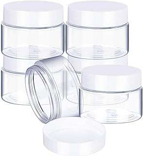 Pots ronds en plastique transparents anti fuite avec couvercles blancs pour le stockage du maquillage. Faites des économies avec DIAYTAR SENEGAL, la boutique en ligne qui propose des produits discount pour tous. Que vous cherchiez des équipements pour la maison, des appareils électroménagers, des gadgets ou des vêtements tendance, nous avons tout ce dont vous avez besoin à des prix incroyables.