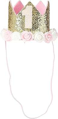 Belle couronne brillante pour la fête du premier anniversaire de bébé décorée de fleurs et d'un. DIAYTAR SENEGAL, la boutique en ligne où vous trouverez tout ce dont vous avez besoin à petit prix ! Profitez de notre sélection discount de produits pour la maison, l'électroménager, l'informatique, la mode et les gadgets, sans pour autant compromettre la qualité. Faites de bonnes affaires tout en profitant d'une expérience de shopping pratique et sécurisée.