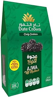 Datte de couronne ajwa 220g. Besoin de produits discount ? DIAYTAR SENEGAL  est là pour vous ! Parcourez notre large éventail de produits allant des articles de maison aux gadgets dernier cri, et réalisez des économies sur chaque achat. Alors n'attendez plus, faites confiance à notre expertise pour vous offrir le meilleur au prix le plus bas !