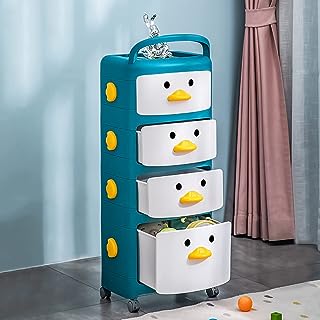 Boîte de rangement pour jouets de bébé à plusieurs niveaux organisateur de vêtements chariot polyvalent avec tiroirs. DIAYTAR SENEGAL  est votre complice pour des achats malins. Explorez notre boutique en ligne et dénichez des affaires incroyables sur une gamme variée de produits, allant de l'informatique à la maison en passant par la mode. Optez pour des produits de qualité à prix discount, sans compromis.