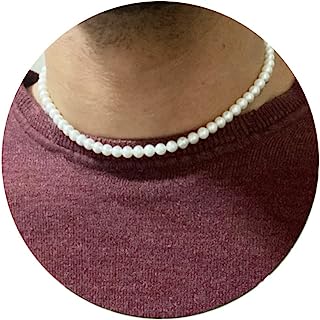 Collier de perles pour hommes collier blanches de 6 mm 16" 18". Envie de faire de bonnes affaires ? Optez pour DIAYTAR SENEGAL, votre destination en ligne pour des produits discount de la maison à l'informatique, vous offrant des réductions exclusives sur une large sélection d'articles.