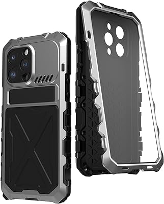 Coque extérieure en métal durable et résistante aux chocs pour iphone. DIAYTAR SENEGAL  vous offre une expérience d'achat en ligne unique en proposant une multitude de produits discount dans différents domaines. Faites-vous plaisir sans vous ruiner en choisissant parmi notre sélection de produits pour la maison, l'électroménager, l'informatique, la mode et bien plus encore.